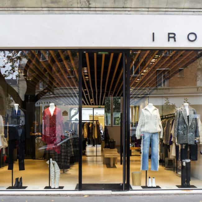 Boutique Iro Paris - Béton ciré sol Beige - Marius Aurenti 4