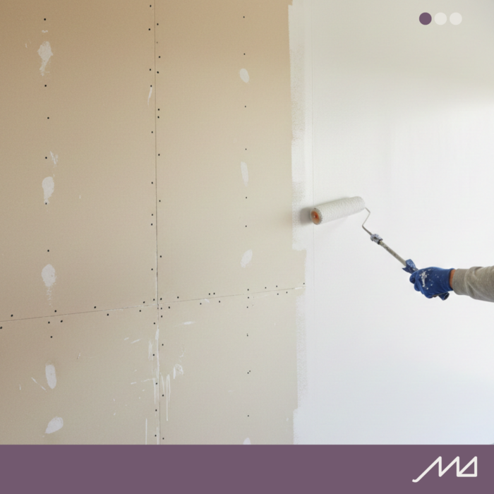 Sous couche et impression végétale