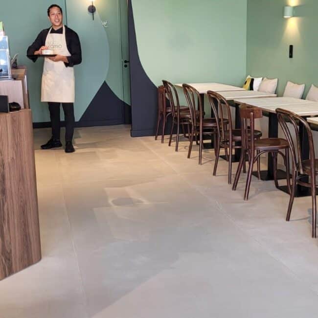 Restaurant Kamo Kamo Mérignac - Dalle Béton Vigorn Corde - Marius Aurenti