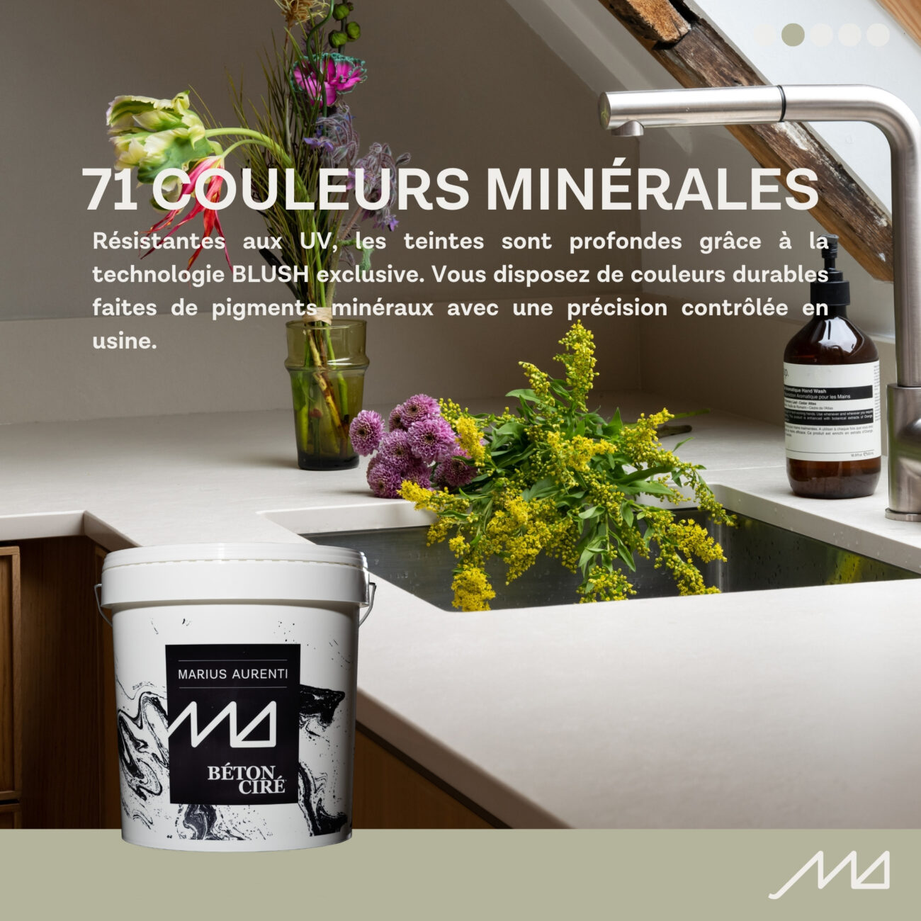 Kit Béton ciré pour Plan de Travail & Mobilier Matières Marius Aurenti — free download