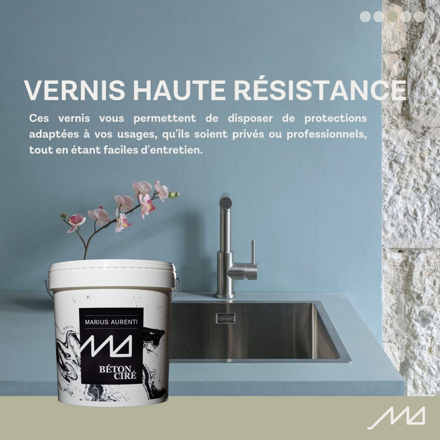 Kit Béton ciré pour Plan de Travail & Mobilier Matières Marius Aurenti — free download