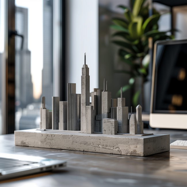 Skyline en beton