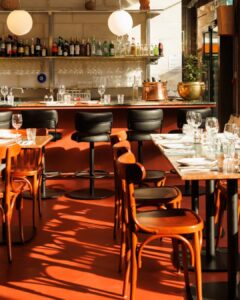 béton ciré restaurant