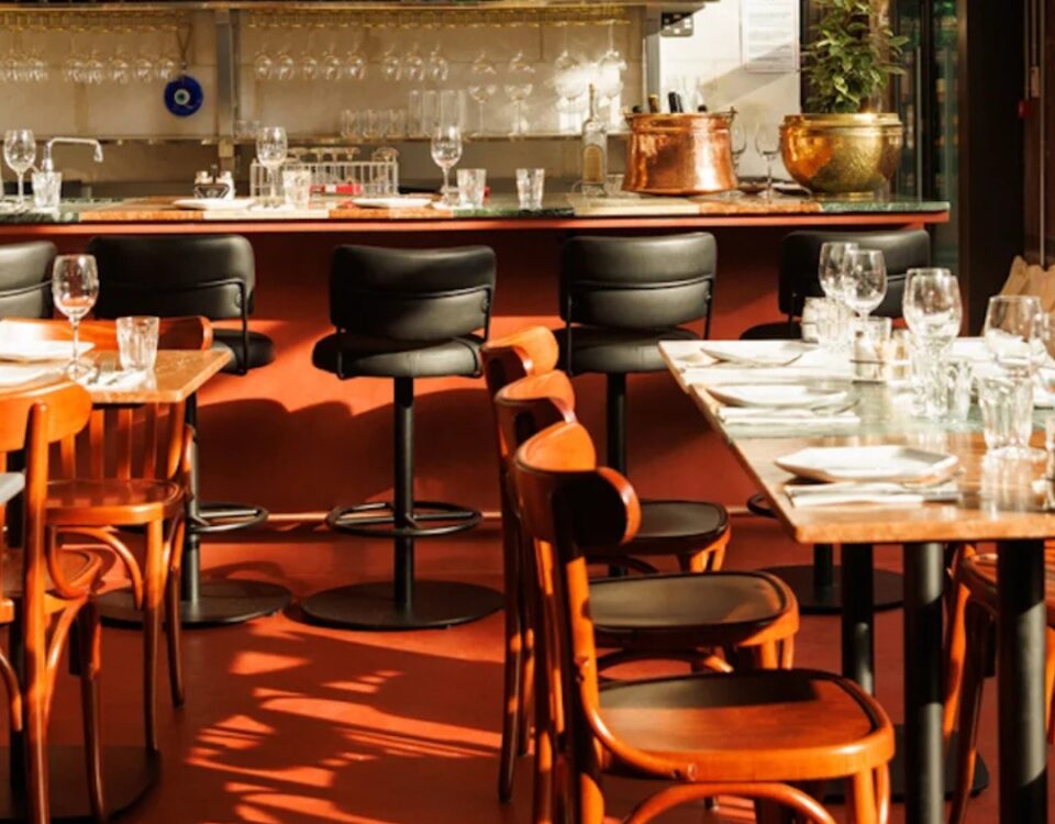 béton ciré restaurant