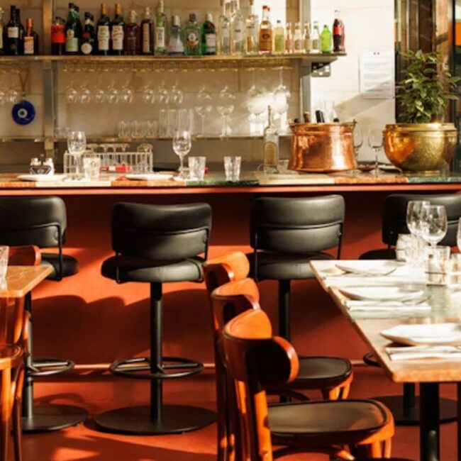 béton ciré restaurant