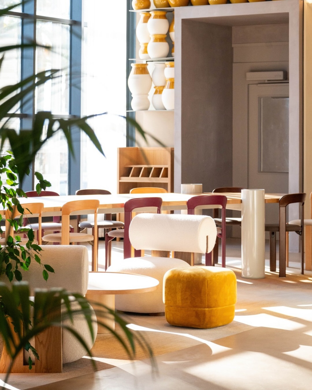 intérieur café crème béton ciré morpheo