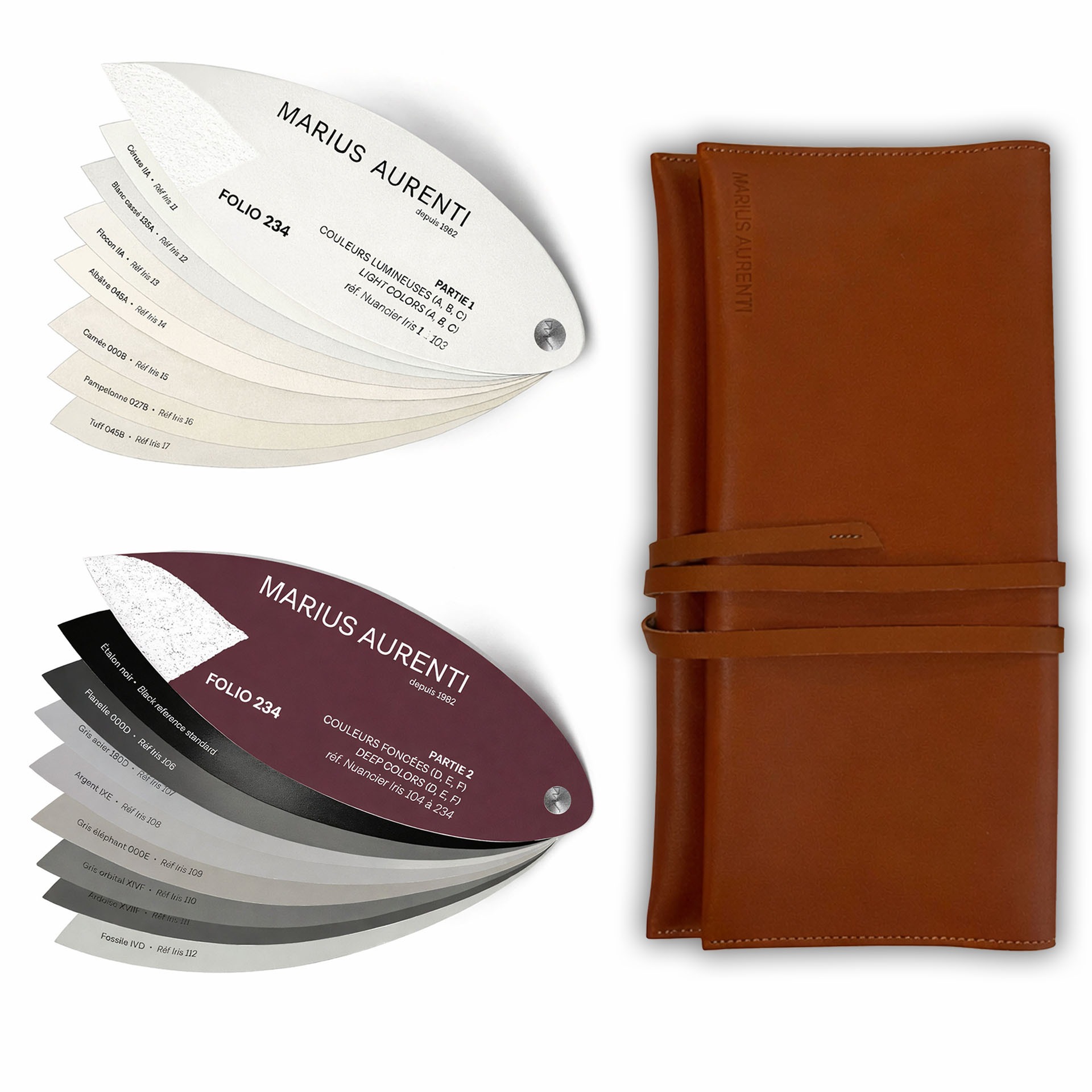 Nuancier FOLIO 234 avec étui Cuir Signature Fauve