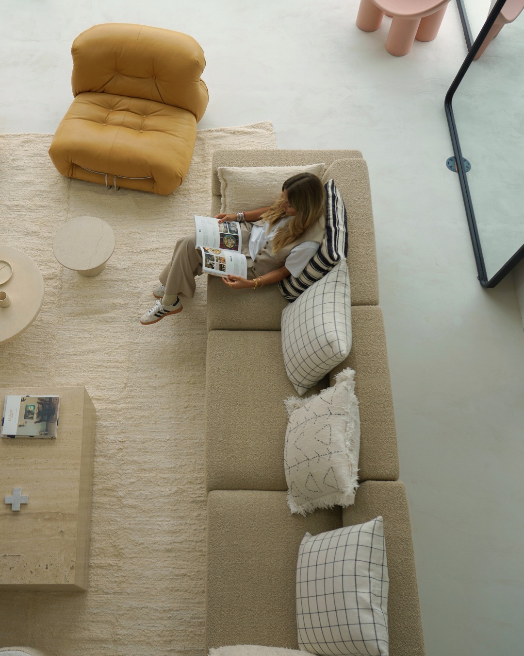 béton ciré pour la maison salon