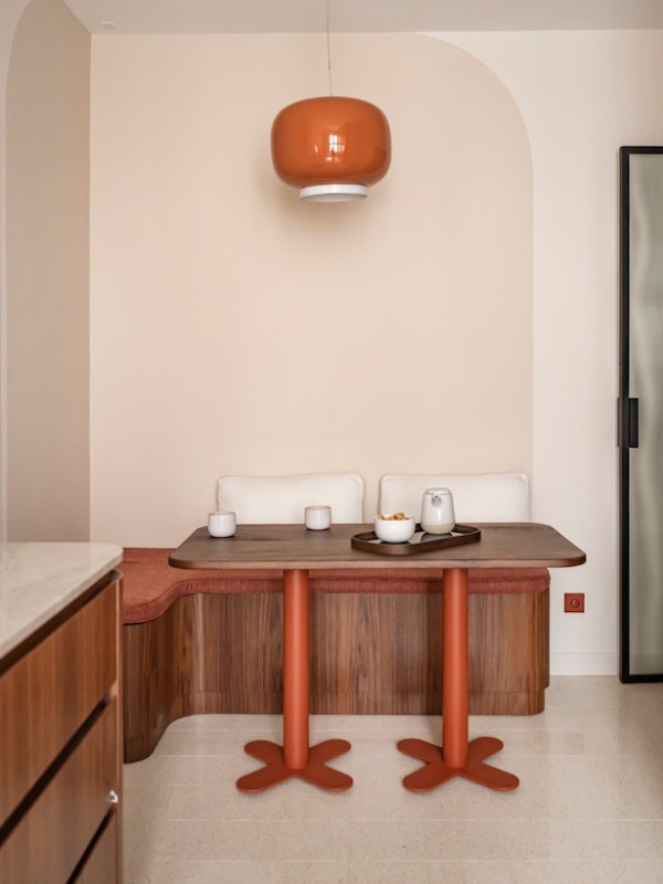 Projet Brésil à Paris - cuisine béton ciré